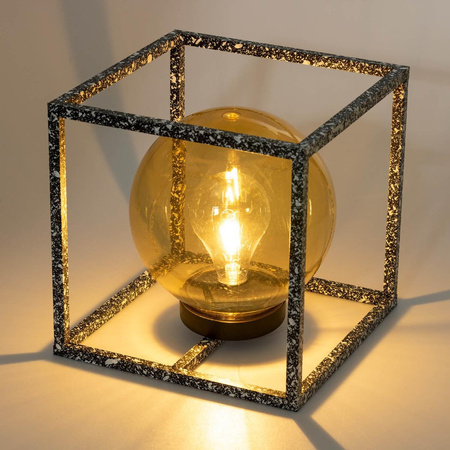 Lampa Solarna LED Ogrodowa Stojąca Latarenka IP44 23cm Czujnik Zmierzchu