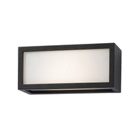 Lampa Ogrodowa Zewnętrzna Kinkiet Elewacyjny LED 10W 480lm 4000K IP54 Czarny Nowoczesny Lublin Rabalux