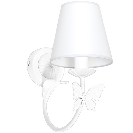 Lampa Ścienna Kinkiet ALICE Biała 1xE14 Milagro