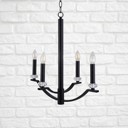 Lampa Wisząca Sufitowa Żyrandol HIMS 4xE14 120cm - GOLDLUX (Polux)