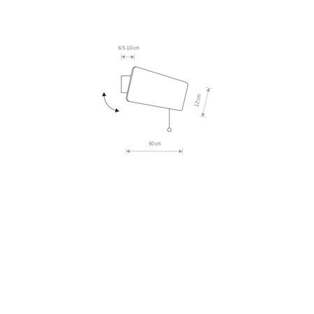 Kinkiet Ścienny Lampa Natynkowa E14 Brązowa Drewno Nowoczesna OSLO 30 9700 Nowodvorski