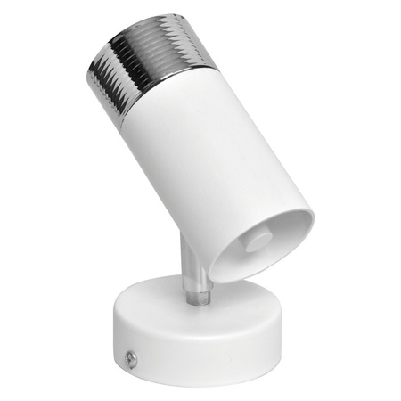 Lampa Ścienna Kinkiet DANI Biała Chrom 1xGU10 Milagro