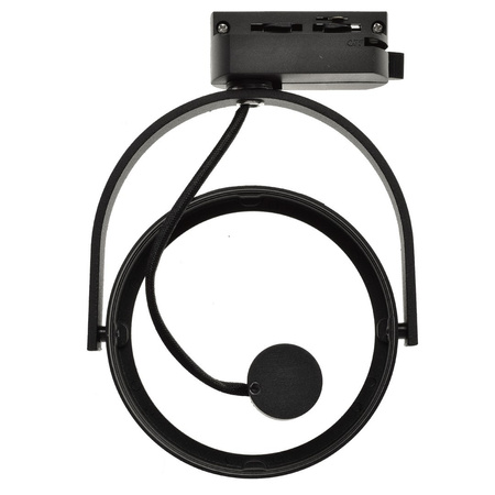 Lampa Oprawa Szynowa 1-fazowa Lugar Track Czarna 1xAR111 GU10 Milagro