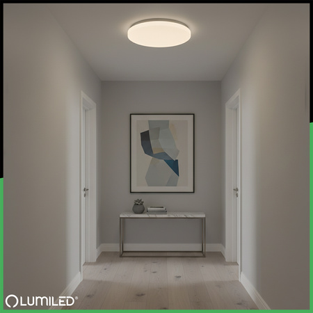 Plafon LED Lampa Sufitowa Natynkowa SALUS2 72W IP44 CCT Biały Okrągły 50cm + PILOT LUMILED