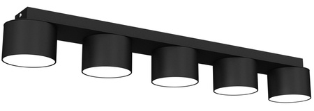 Lampa Sufitowa DIXIE Czarna 5xGX53 Milagro