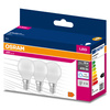 3x Żarówka LED P45 Kulka E14 4.9W = 40W 470lm 6500K Zimna 200° VALUE CLASSIC Osram
