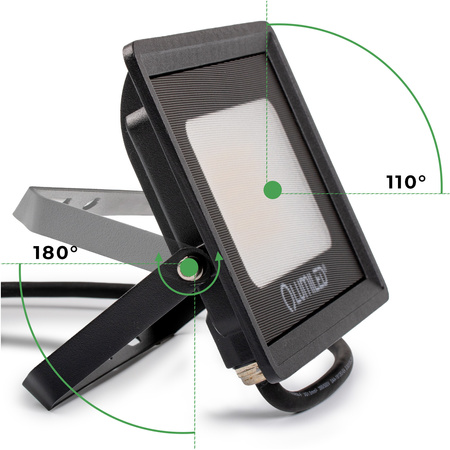 Naświetlacz LED ZONER 20W 1800LM 4000K IP65 Czarny LUMILED