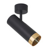 Oprawa Ścienno-Sufitowa Reflektor Punktowy GU10 Czarna Złota FADO Sanico Goldlux