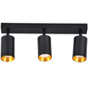 Lampa Listwa Oprawa Sufitowo-Ścienna LED 3 x GU10 MARIBEL Czarny GOLDLUX (Polux)
