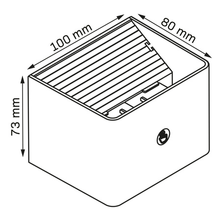 Lampa Dekoracyjna LED 2.5W 150lm CCT Biała Ściemnialna Miri Sanico Goldlux