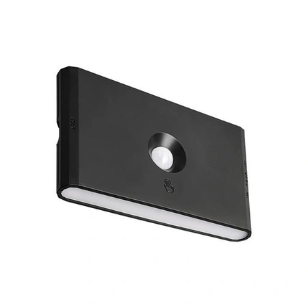 Lampa LED Akumulatorowa 1W 170lm 3000/4000/6500K CCT 180° z Czujnikiem Ruchu Ściemnialna Czarny Wolf Masterled