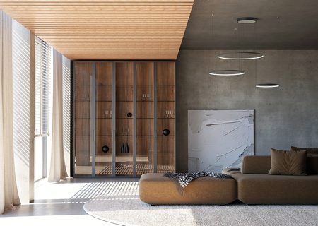 Lampa Sufitowa Wisząca LED 45W 1600lm 3000K Ciepła Czarna Nowoczesna CIRCOLO LED 10817 Nowodvorski