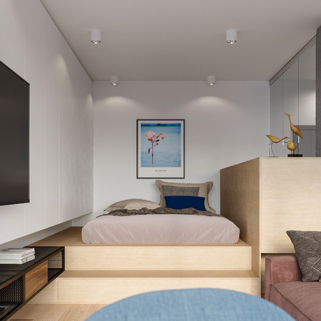 Lampa Sufitowa Oprawa Natynkowa SPOT TUBA GU10 Cylindryczna Biała Nowoczesna Tiube Sollux