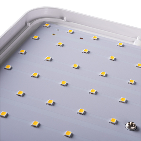 Plafon Lampa Sufitowa LED VARSO 18W 1700lm 4000K IP54 Kwadratowa Biała KANLUX