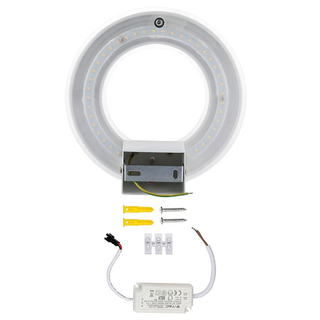 Kinkiet ścienny LED 9W 3000K IP20 Ring Biały VT-710 V-TAC