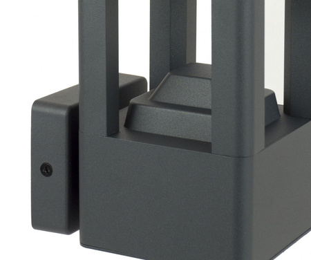 Lampa Ogrodowa Zewnętrzna Elewacyjna KINKIET Fan Kwadrat FKW-K100 GX53 Su-Ma