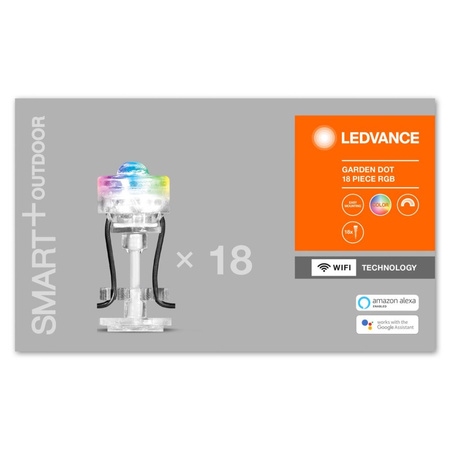Dekoracyjne Punkty Świetlne LED 4W 680lm RGB 18P Ściemnialna IP65 SMART+ WiFi Garden Ledvance