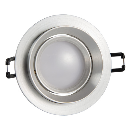 Oprawa Podtynkowa Punktowa Spot MR16 Srebrna 12V LIKA Sanico Goldlux