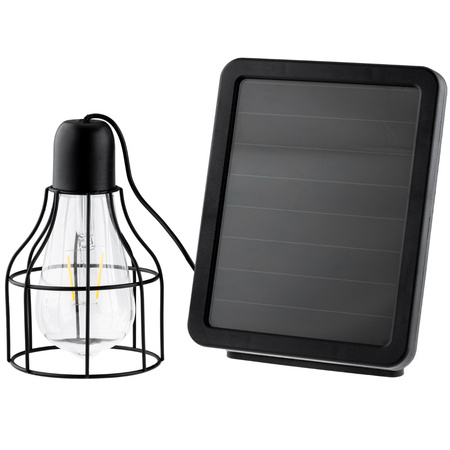 Lampa Solarna LED Zewnętrzna Ogrodowa Wisząca 3000K IP44 Czujnik Zmierzchu