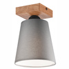 Lampa Sufitowa LULA E27 Szara Dębowa LM-1.200 Lamkur