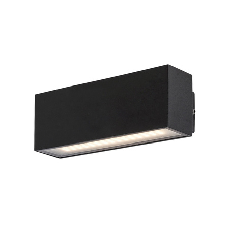 Lampa Ogrodowa Zewnętrzna Kinkiet Elewacyjny LED 10W 720lm 4000K IP54 Czarny Nowoczesny Mataro Rabalux