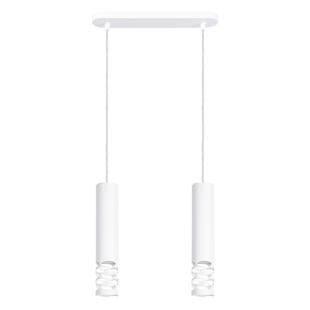 Lampa Wisząca Sufitowa 2x GU10 Biała LIRO Ocean Green SL.1692 Sollux