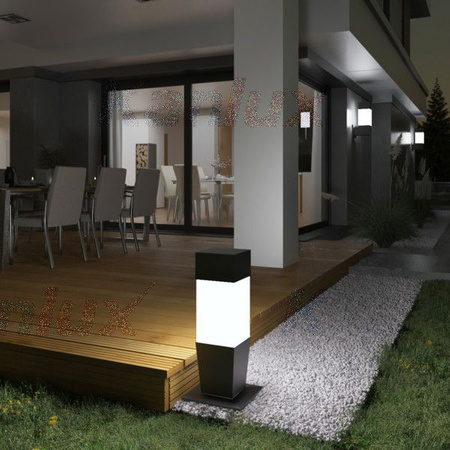 Lampa Oprawa Ogrodowa Architektoniczna SŁUPEK LED 47cm INVO GU10 Kanlux