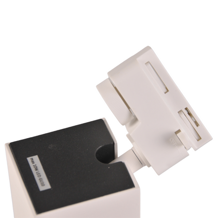 Reflektor Szynowy GU10 Biały+Czarny do Szynoprzewodów Square POLUX