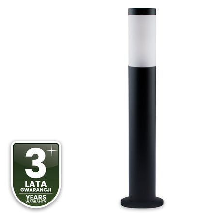 Lampa Ogrodowa Zewnętrzna E27 CZARNY SŁUPEK 65cm Lilium LUMILED