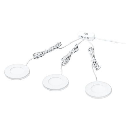 Lampka LED Podszafkowa Listwa 8.5W 390lm 3000K Ciepła Ściemnialna Biały Spot Ledvance