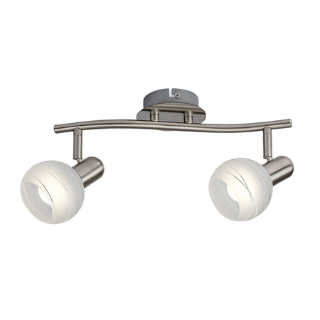 Lampa Sufitowa Punktowa Reflektor Spot 2x E14 Chrom Nowoczesny Aurel 6342 Rabalux