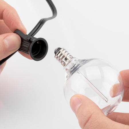 Girlanda Solarna Ogrodowa 30x LED Ozdobne Kuleczki 15,17m Ciepła 3000K + Pilot CALLIS LUMILED