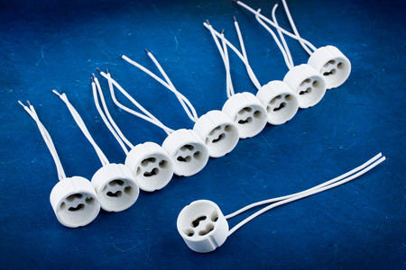 10X ceramiczna oprawa gniazdo do żarówek LED GU10