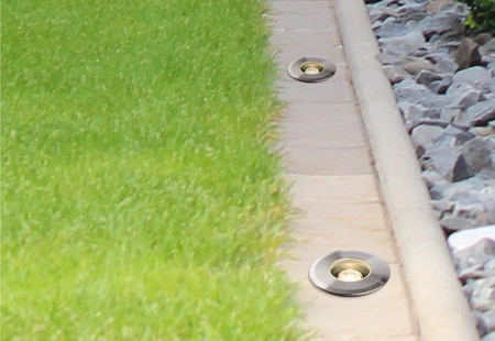 Oprawa Najazdowa Lampa Dogruntowa LED 2W 80lm 3000K Ciepła Srebrna Wodoodporna IP67 PICCO LED M 9105 Nowodvorski