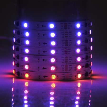 Taśma Pasek LED RGB 24W 400lm 120° Biała Ściemnialna Sanico Goldlux