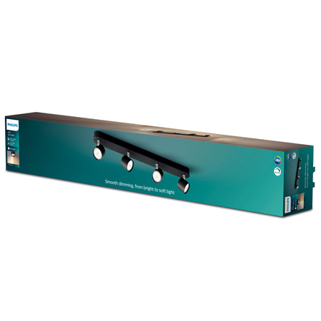 Lampa Sufitowa Reflektor LED 18W 2000lm 2700K Czarna Star Philips