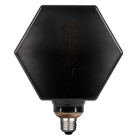 Żarówka Dekoracyjna LED E27 FILAMENT LB160 4W 50lm 1800K Ciepła 320° DecoVintage Smoke GOLDLUX (Polux)