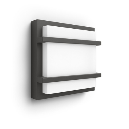 Kinkiet Ogrodowy Lampa Elewacyjna Zewnętrzna LED 12W 1200lm 2700K IP44 Antracyt Petronia Philips