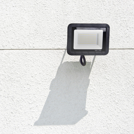 Naświetlacz LED 50W 4000lm 6500K 120° IP65 Czarny GOLDLUX (Polux)