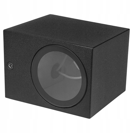 Lampa Oprawa Ogrodowa Kinkiet Elewacyjny Zewnętrzny GU10 Czarny IP44 Lidia Masterled