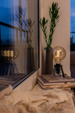 Żarówka LED Dekoracyjna G125 Kula E27 4.8W = 37W 420lm 2200K Ciepła 320° Filament Ściemnialna Vintage 1906 Osram