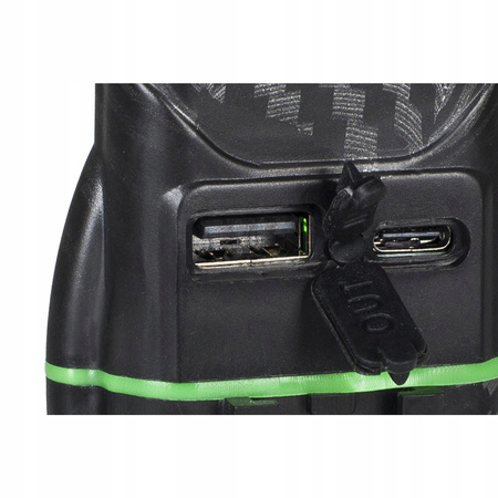 Latarka Lampka Przednia Rowerowa LED USB-C Uchwyt 6 Trybów 600lm IP65 Funkcja Powerbank VAYOX