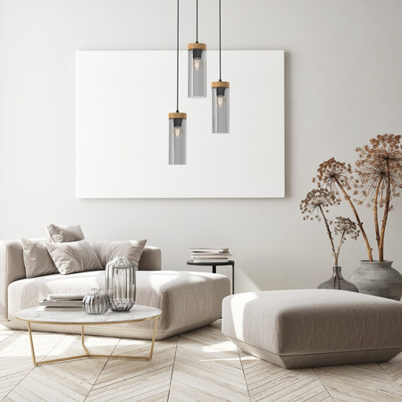 Lampa Wisząca Sufitowa ELICA 3xE27 Milagro