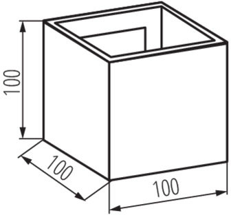 Oprawa Lampa Elewacyjna LED REKA Grafitowa GÓRA I DÓŁ 7W 360lm 840 Neutralna IP54 Kanlux