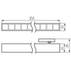 Oprawa Liniowa Lampa Sufitowa LED 32W 85cm 3650lm 3500K Ciepła 60° Czarna KANLUX