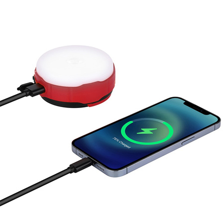 Latarka Akumulatorowa LED Kempingowa 500lm 3000K-6500K Solarna USB-C Powerbank VA0100 VAYOX