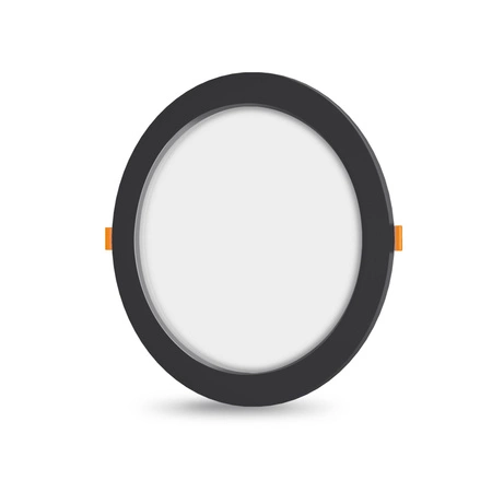 Panel LED Oprawa Podtynkowa Wpuszczana 12W 1350lm 4000K Neutralna Czarna Videx