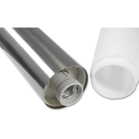 Lampa LED Ogrodowa Stojąca Zewnętrzna Słupek E27 z Czujnikiem Ruchu i Zmierzchu Srebrny IP44 Manila 45cm Masterled