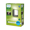 Kinkiet Ogrodowy Lampa Elewacyjna Zewnętrzna LED 4W 800lm 3000K IP44 Antracyt Arbour Ultra Efficient Philips