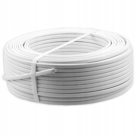 Przewód Kabel YDYp żo 450/750V 4x1,5mm Biały 1m ELEKTROKABEL